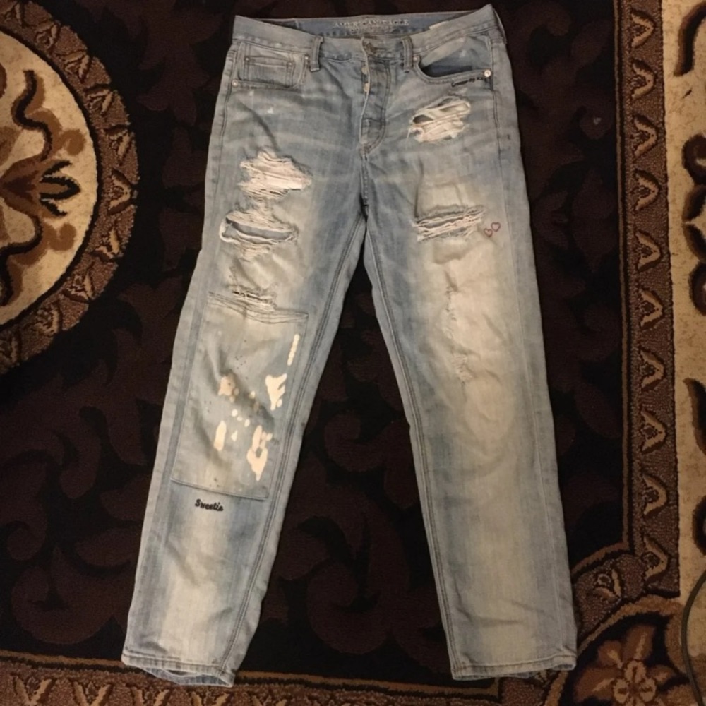 AE high rise jeans